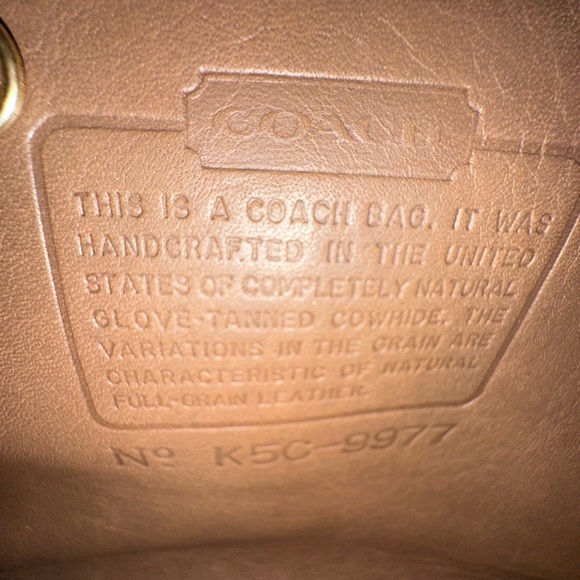 Vintage Coach Manor Bag - 9977 - USA - Taupe - Picture 5 of 7